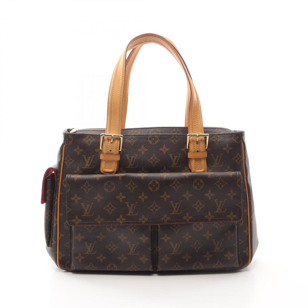 Louis Vuitton Multiplicit Handbag Canvas Leather Monogram Brown